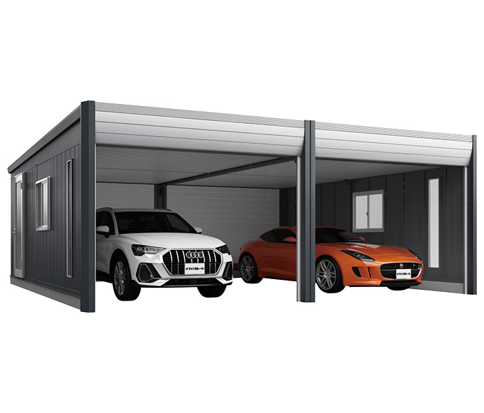 アルシア DR-3657HPA-2 ハイルーフ [2連棟タイプ]-TypeA