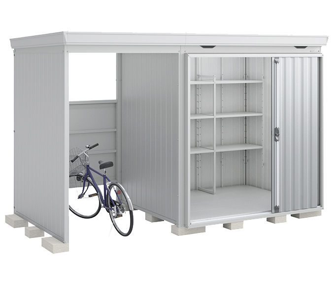 イナバ物置　フォルタ ウィズ 右側スペース型 FW-2218+15KS(一般型) スタンダード