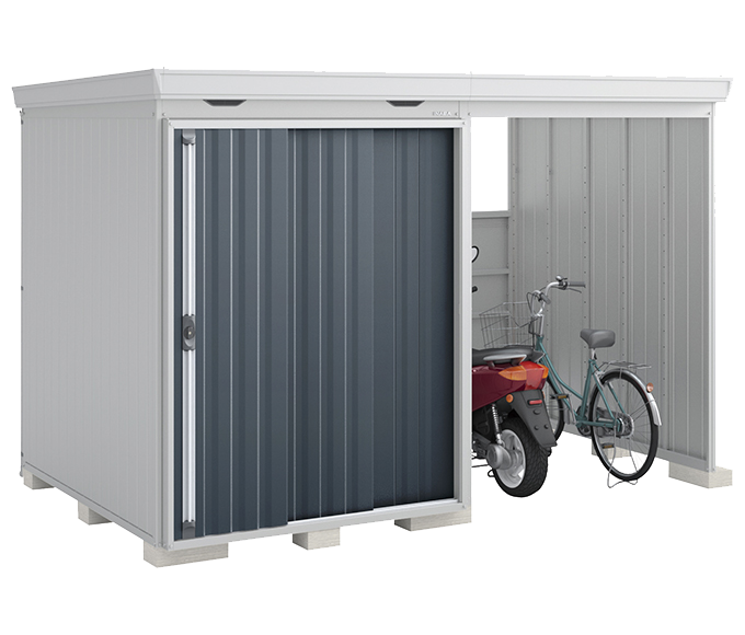 イナバ物置　フォルタ ウィズ 右側スペース型 FW-1822+18KS(一般型) スタンダード