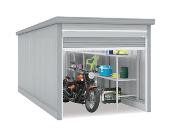 イナバガレージ　ガレーディア　GRN-2652H（豪雪地型）　ハイルーフ　[1台収納タイプ]