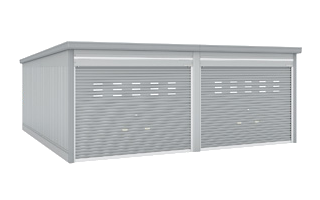 イナバガレージ　ガレーディア　GRN-3152HL-2（豪雪地型）　ハイルーフ　[2台収納タイプ]