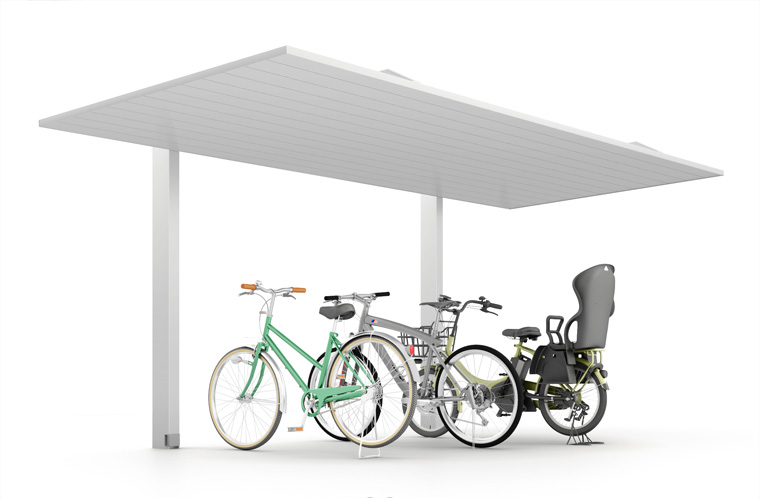 カーポートSCミニ　ロング柱（H25）　基本　21-50型　